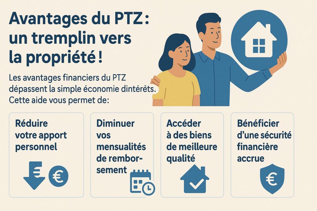 Les avantages du Prêt à taux zéro Les avantages du PTZ