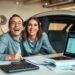 Couple venant d'obtenir un crédit Auto au meilleur taux