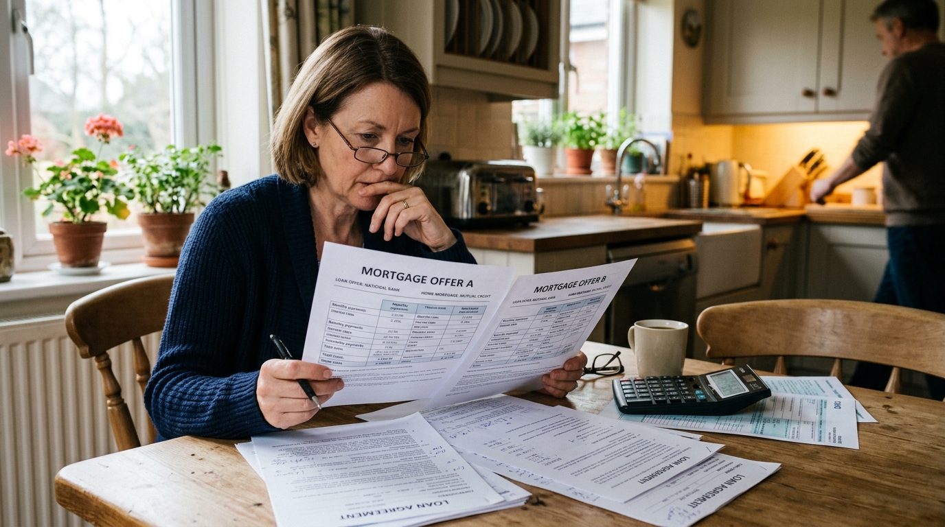 Crédit immobilier 2026 : la reprise est là, mais la fenêtre se referme 4 Particulier qui compare des offres de prêt immobilier avant de décider d'emprunter