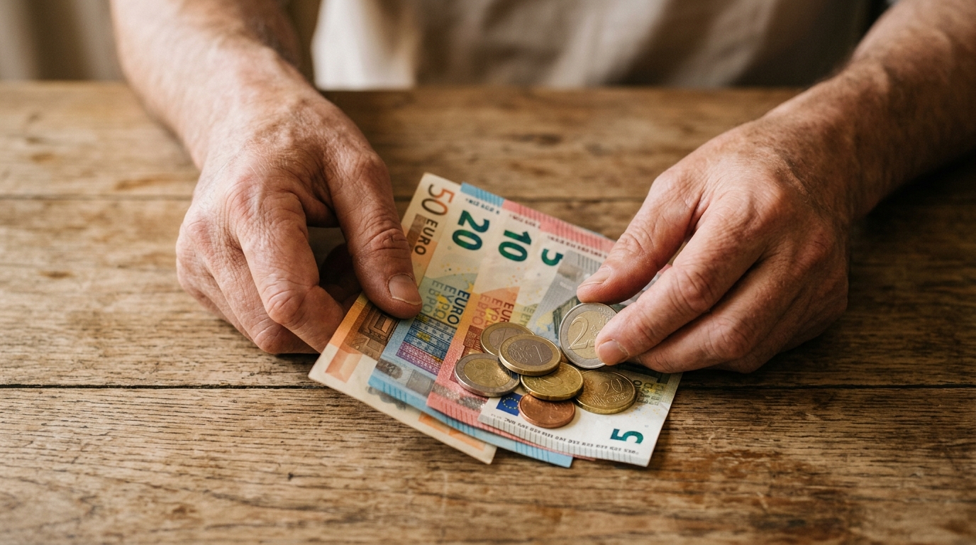 Déblocage exceptionnel épargne salariale 2026 : jusqu'à 5 000 € disponibles sans impôt 2 Mains tenant des pièces et billets euros illustrant la fiscalité du déblocage PEE