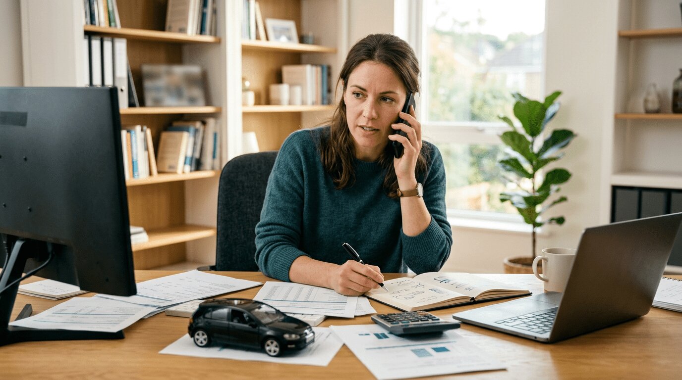 Crédit auto pour auto-entrepreneur : comment financer votre voiture en 2026 ? 5 Auto-entrepreneur cherchant des alternatives après un refus de crédit auto par sa banque