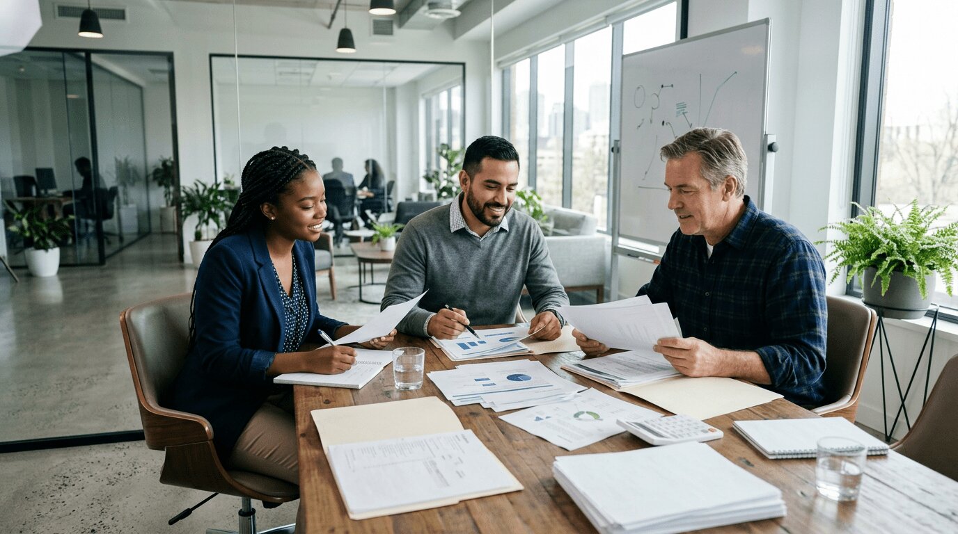 Taux crédit conso 2026 : baromètre, taux d'usure et conseils pour emprunter moins cher 3 Trois profils d'emprunteurs différents comparant leurs options de crédit conso