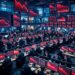 Écrans de trading affichant des graphiques boursiers en baisse