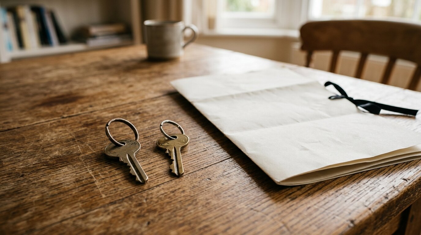 Banque refuse la désolidarisation de votre prêt immobilier : quels recours ? 4 Deux clés de maison posées côte à côte sur une table en bois