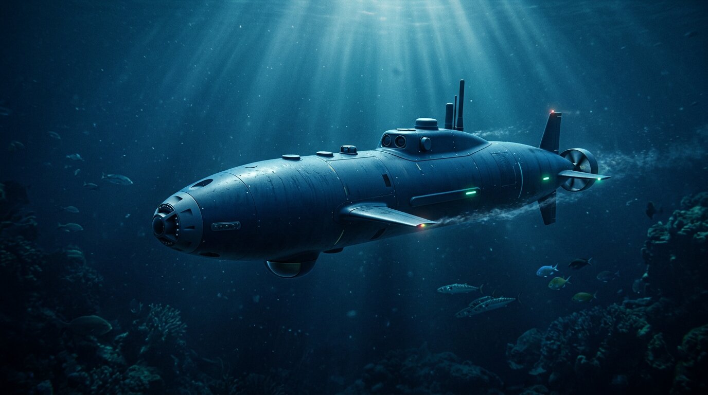 Thales rachète Exail pour 3,9 milliards d'euros 1 Drone sous-marin autonome de defense navale evoluant en eaux profondes