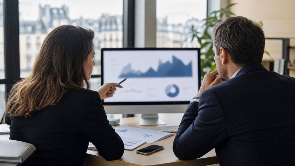 Finary agrément MiCA Illustration réaliste d’une plateforme crypto encadrée en France