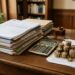 Documents fiscaux, calculatrice et pièces symbolisant la fiscalité du patrimoine
