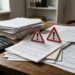 Documents de crédit et calculatrice illustrant les pièges du rachat de crédit