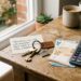 Clés de maison et billets d'euros posés sur un bureau en bois
