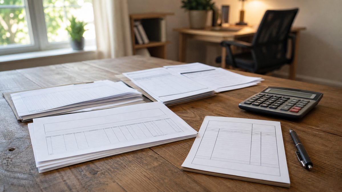 Prêt immobilier avec travaux fait soi-même : ce que finance la banque 2 Factures de matériaux et calculatrice pour justifier un budget travaux