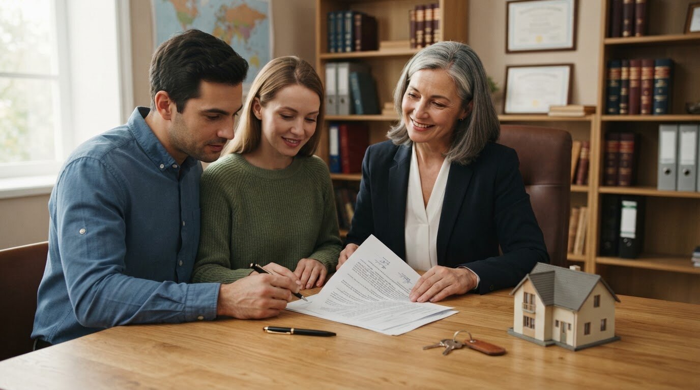Signature chez le notaire d'un achat en SCI Signature des statuts d'une SCI chez le notaire avant un achat immobilier